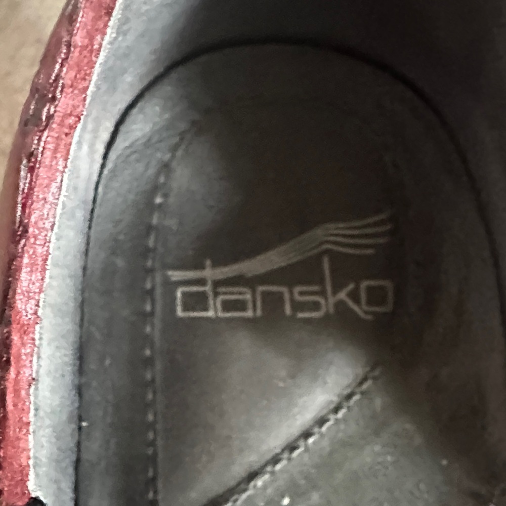 Dansko Red Mary Jane Heels - Picture 3 of 3